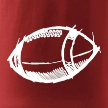 Americký fotbal míč skica