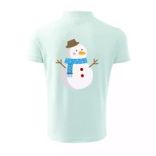 Sněhulák se šálou