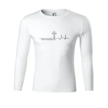 Jesus Saved My Life kříž ekg Jesus Saved My Life kříž ekg