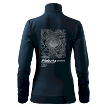 Milešovka - vrstevnice v obdélníku