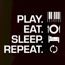 Play eat sleep piano