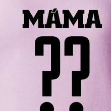 Máma - dres se jménem a číslem