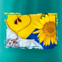 Ukrajina slunečnice a kroj