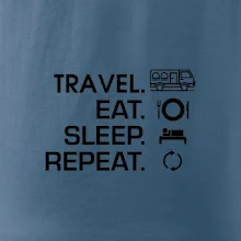 Eat sleep travel - Van