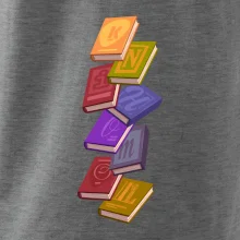 Knihomol letící knihy