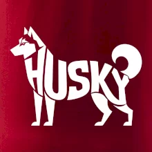 Husky nápis v těle