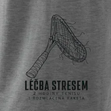 Léčba stresem rozmlácená raketa