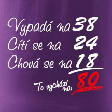 Vypadá, cítí se, chová se - 80 let