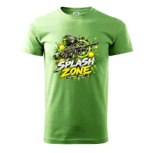 Neonový zásah splash zone paintball