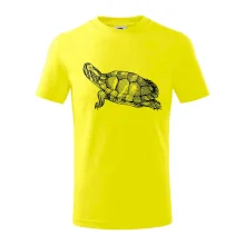 Tužkou kreslená želva