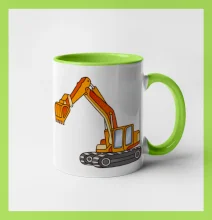 Bagr bez nápisu oranžový