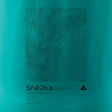 Sněžka - vrstevnice v obdélníku