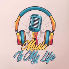 Music is my life sluchátka