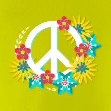 Peace symbol abstraktní