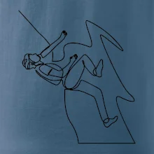 Lezec na skále jedním tahem