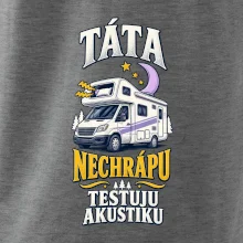 Táta nechrápu testuju akustiku rodinná alkovna