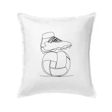 Fotbalový míč kopačka jedním tahem