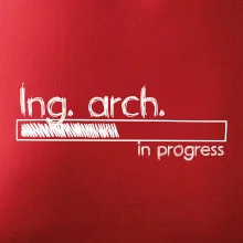 In progress  titul Ing. arch. inženýr architekt / inženýrka architektka
