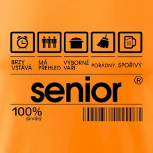 Čárový kód senior Čárový kód senior