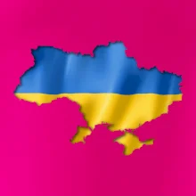 Ukrajina vlajka mapa Ukrajina vlajka mapa