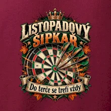 Listopadový šipkař mistr terče