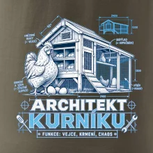 Architekt kurníku technický výkres