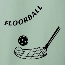 Floorball nápis šikmo