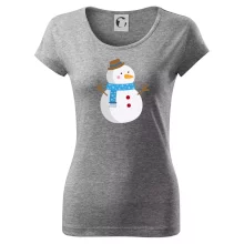 Sněhulák se šálou