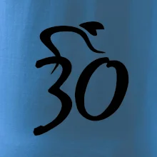 Cyklista slaví třicítku (30)