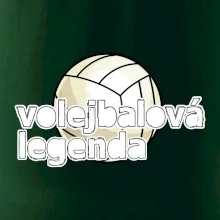 Volejbalová legenda - bílé písmo