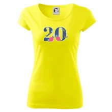 Květinové číslo kreslené - 20