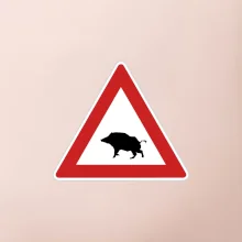 Dopravní značka - Pozor divočák