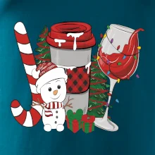 Vánoce, víno a sněhulák