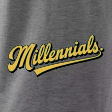 Generace Y - Millennials žlutý nápis