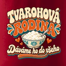Tvarohová rodina dává tvaroh do všeho