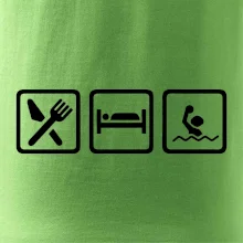 Eat sleep vodní pólo v řadě