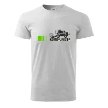Kombajnista zelená a žlutá