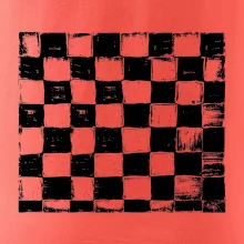 Šachovnice černá kreslená