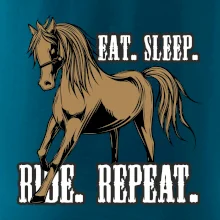 Eat Sleep Ride Repeat Western