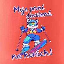 Moje první dovolená na horách modrá liška