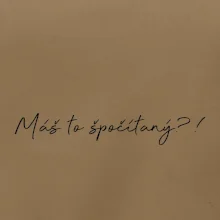 Matematika - máš to spočítaný