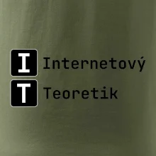 IT Nápis Internetový Teoretik