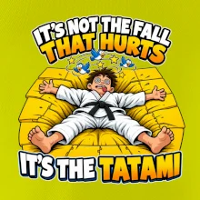 Pád bolí tatami judo