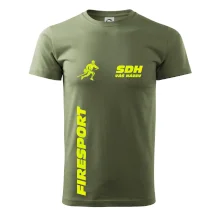 Hasičský sport SDH + váš název FLUO