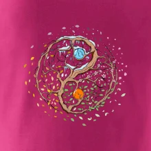 Yin & Yang strom - zima, léto