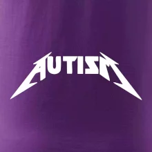 Autism rock nápis