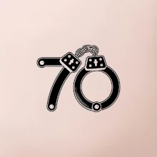 Narozeninové tričko pro policajta - pouta 70