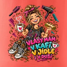 Vlasy mám v kafi v jídle i v duši