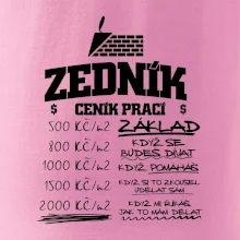 Ceník zedníka - cena za metr