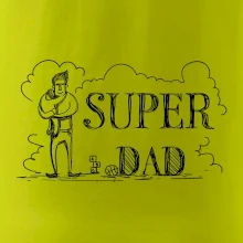 Kreslený nápis super dad